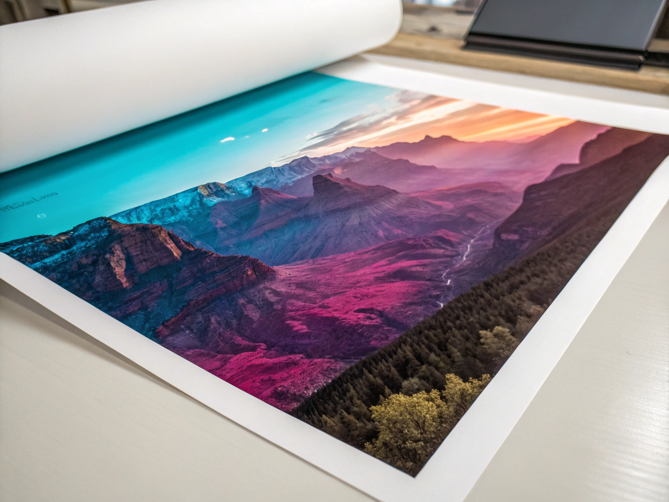 Museum-grade print of Icelandic glacier
